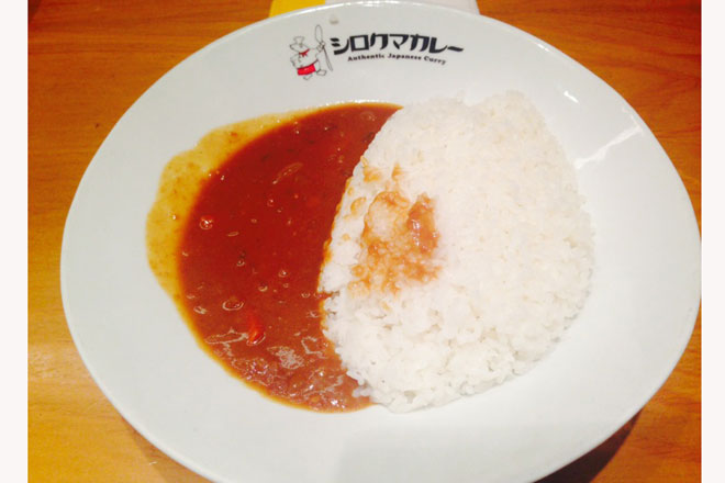 香港のショッピングモールにあった「シロクマカレー」