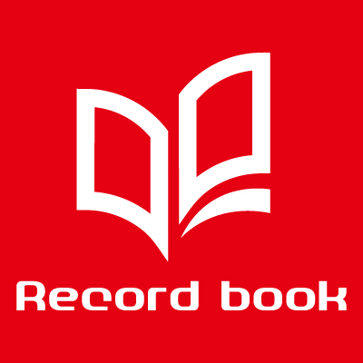 Record book(レコードブック)のロゴ